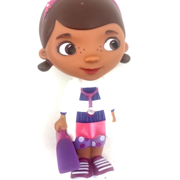 Doc McStuffin Figures 5" Toys 3pc Lot Set Lambie the Lamb Hallie Hippo Cartoons - Picture 4 of 8